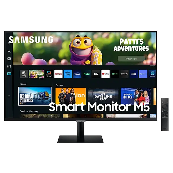 Écran intelligent 27" Samsung M5 avec télécommande (LS27CM500EMXZN) FHD