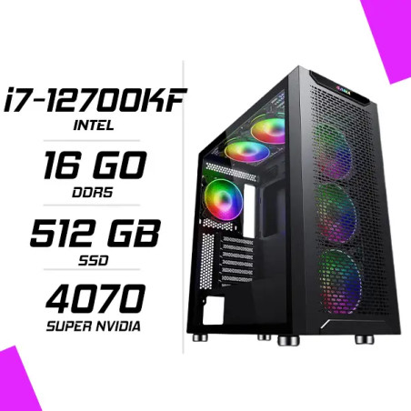 PC Gamer Intel i7-12700KF RTX 4070 Super