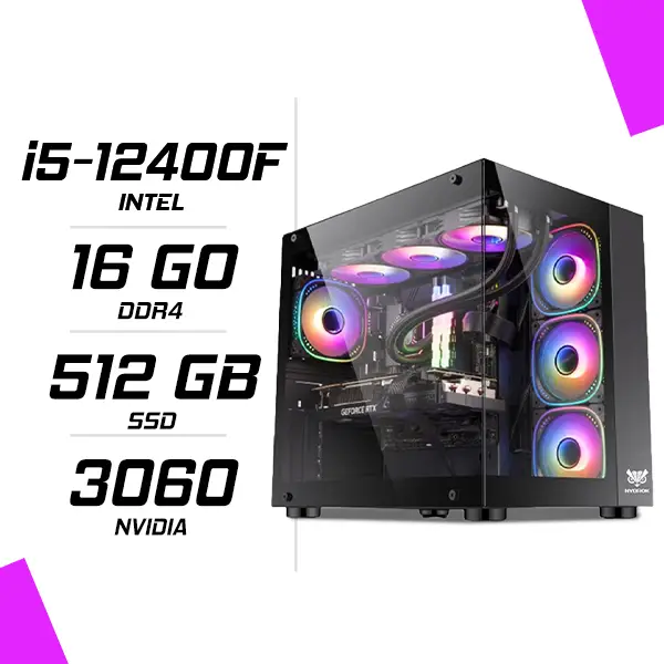 PC Gamer Intel i5-12400F RTX 3060