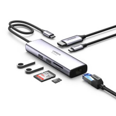 Ugreen Station d'accueil USB-C 7 en 1 (HDMI 4K) (90568)