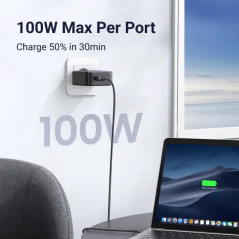 UGREEN CHARGEUR RAPIDE 4 PORTS USB-C 100W (40747)