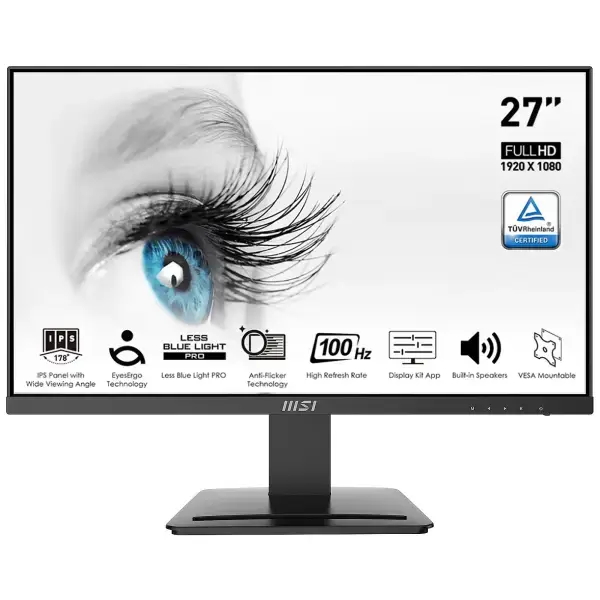 MSI PRO 27" MP273A IPS 100Hz FHD