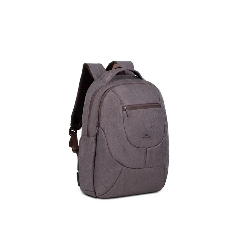 Sac à dos Rivacase Galapagos 7761 moka pour ordinateurs portables 15.6"