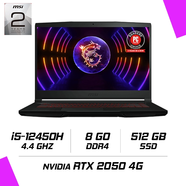 intel core i5 msi geforce rtx 2050