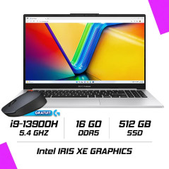 ASUS Vivobook S 15 OLED K5504VA Intel i9-13900H/16Go DDR5/512GB SSD/15.6" OLED 2.8K 120Hz/Windows11 - Cool Silver