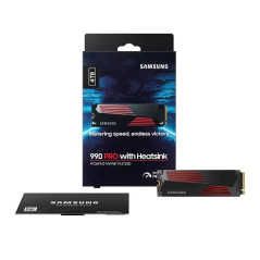 Samsung SSD 990 PRO M.2 PCIe NVMe 4TB w/Heatsink