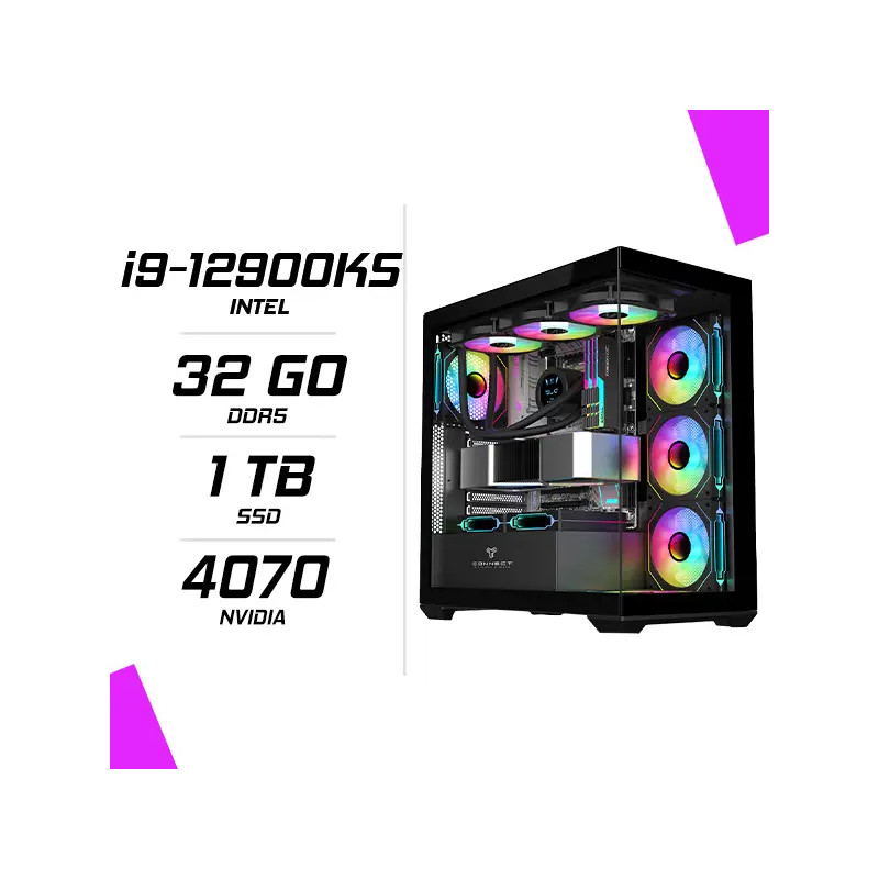 PC Gamer Intel i9-12900KS RTX 4070 12G