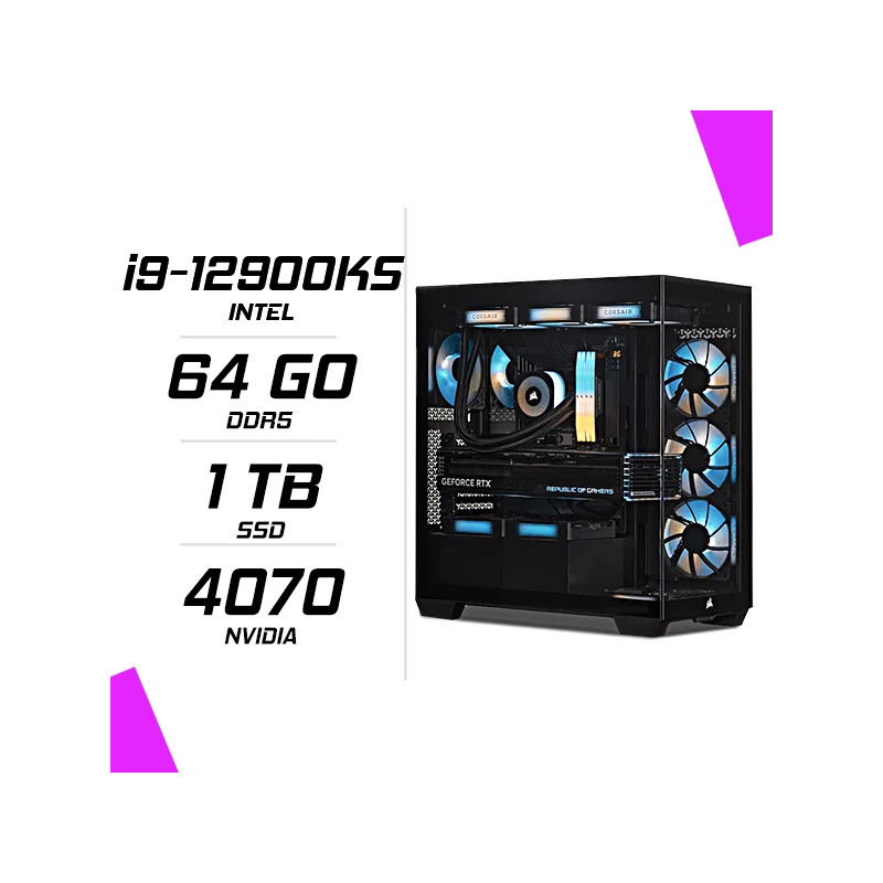 PC Gamer Intel i9-12900KS RTX 4070 12G