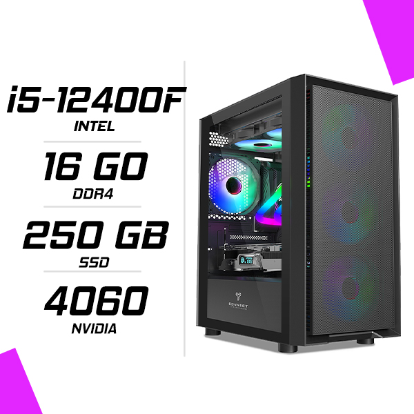 PC Gamer Intel i5-12400F RTX 4060 8GB