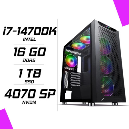 PC Gamer Intel i7-14700K RTX 4070 SUPER 12GB