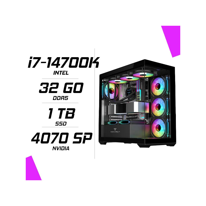 PC Gamer Intel i7-14700K RTX 4070 SUPER 12G