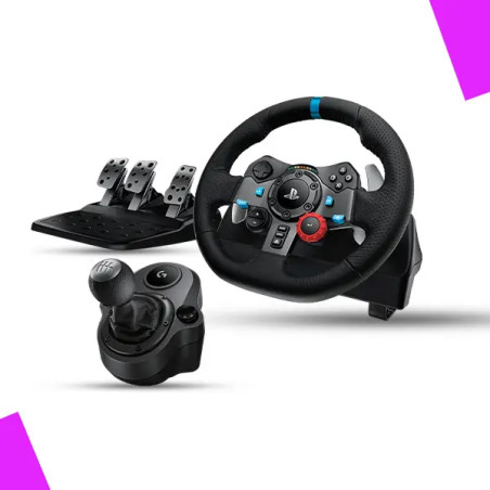 PACK Logitech G G29 Driving Force + Logitech G Driving Force Shifter