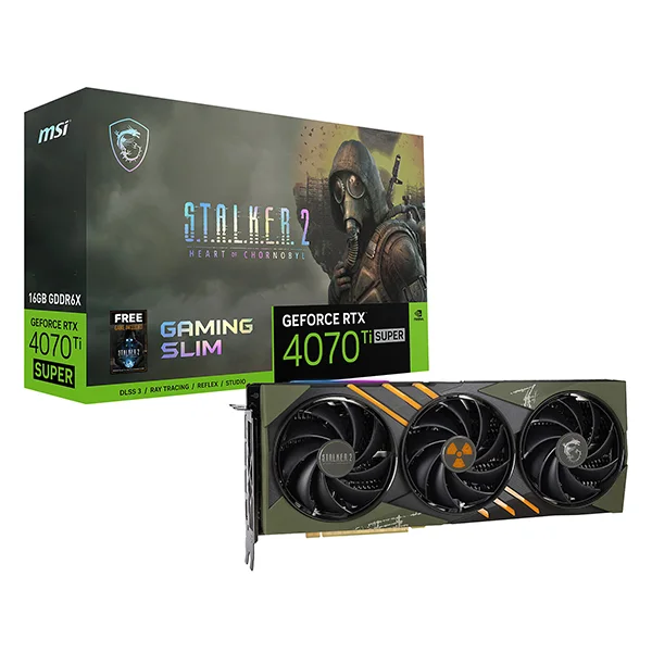 MSI GeForce RTX 4070 Ti SUPER 16G GAMING SLIM Stalker 2 EDITION