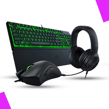 PACK RAZER DeathAdder Essential + Razer Ornata V3 X + Razer Kraken X Lite