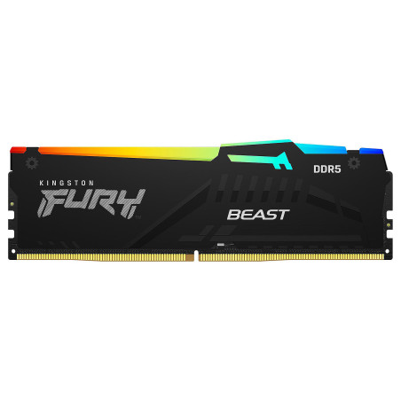 Kingston FURY Beast RGB 64GB (2 x 32GB) DDR5 6000 MHz CL36 - KF560C36BBEAK2-64