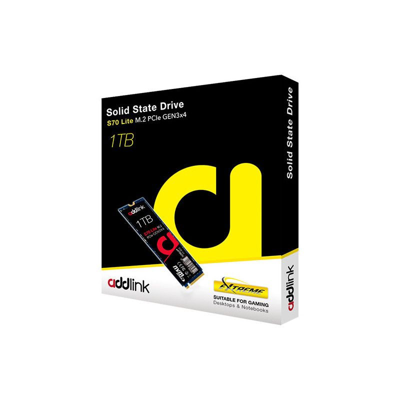 Addlink S70 Lite 1TB SSD M.2 PCle GEN3X4 | ad1TBS70LTM2P