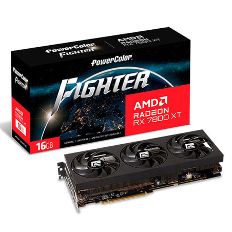 PowerColor Fighter AMD Radeon RX 7800XT 16GB GDDR6 - Carte graphique