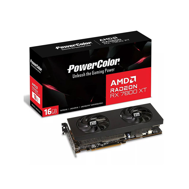 PowerColor AMD Radeon RX 7800XT 16GB GDDR6 - Carte graphique