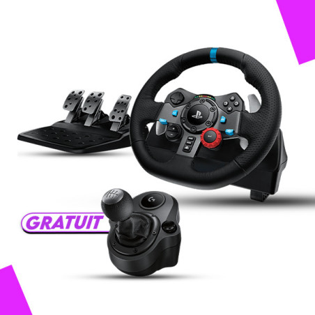 PACK Logitech G G29 Driving Force + Logitech G Driving Force Shifter -