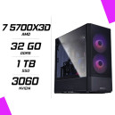 PC Gamer AMD Ryzen 7 5700X3D RTX 3060 12G