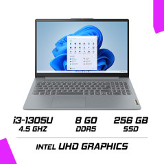 Lenovo IdeaPad Slim 3 15IRU8 Intel i3-1305U/8GB DDR5/256GB SSD/15.6″/FreeDOS 82X7009QFE