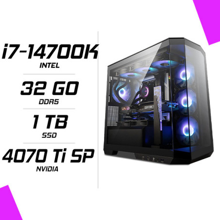 PC Gamer Intel i7-14700K RTX 4070 Ti SUPER 16G