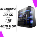 PC Gamer Intel i9-14900KF RTX 4070 Ti SUPER 16G