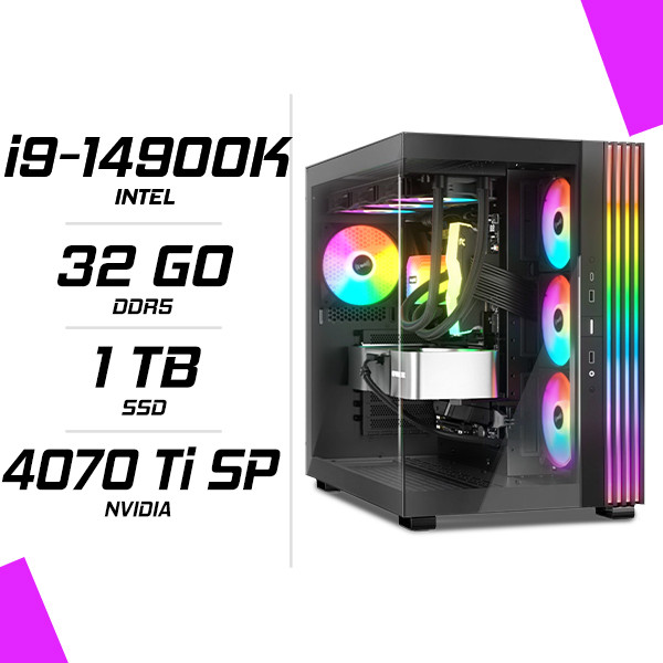 PC Gamer Intel i9-14900K RTX 4070 Ti SUPER 16G