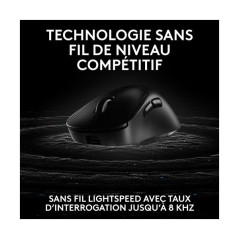 Logitech G Pro X Superlight 2 Lightspeed DEX Noir - Souris gaming