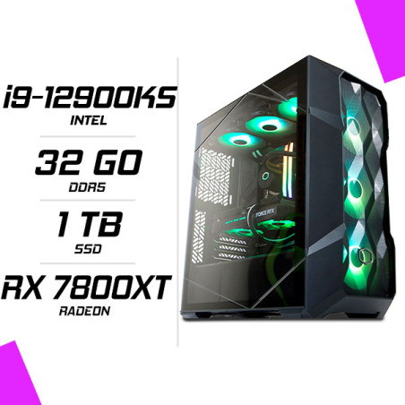 PC Gamer Intel i9-12900KS RX 7800XT 16G