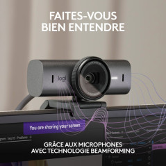 LOGITECH MX BRIO Graphite - Webcam