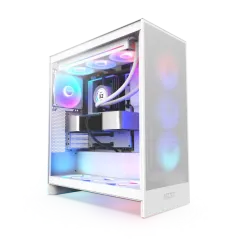 NZXT H7 Flow RGB Blanc (2024) - Boîtier Gamer