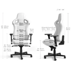 NOBLECHAIRS EPIC Édition Blanc -  Chaise gamer