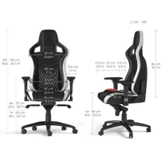 NOBLECHAIRS EPIC REAL LEATHER Noir/Rouge/Blanc -  Chaise gamer