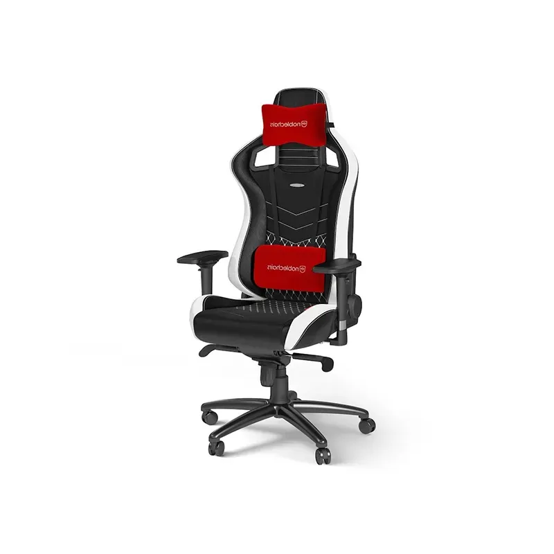 NOBLECHAIRS EPIC REAL LEATHER Noir/Rouge/Blanc