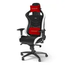 NOBLECHAIRS EPIC REAL LEATHER Noir/Rouge/Blanc