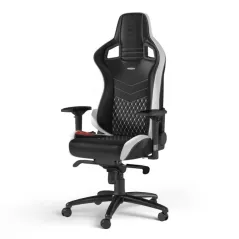 NOBLECHAIRS EPIC REAL LEATHER Noir/Rouge/Blanc