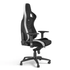 NOBLECHAIRS EPIC REAL LEATHER Noir/Rouge/Blanc -  Chaise gamer