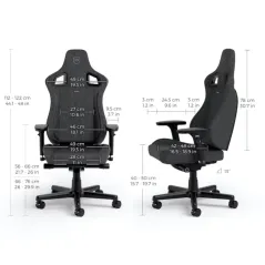 NOBLECHAIRS EPIC COMPACT TX Aanthracite Carbon -  Chaise gamer