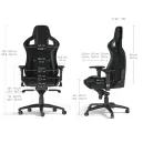 NOBLECHAIRS EPIC REAL LEATHER Noir