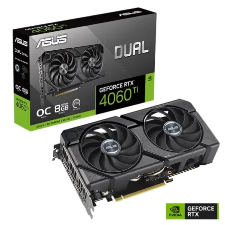 ASUS Dual GeForce RTX 4060 Ti EVO OC Edition 8GB GDDR6 - Carte graphique