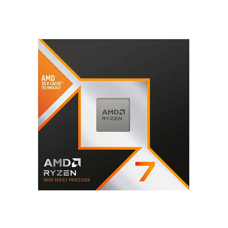 Processeur AMD Ryzen 7 9800X3D - 24 Cœurs, 5.2 GHz - Socket AM5 - Neuf Boîte D'origine