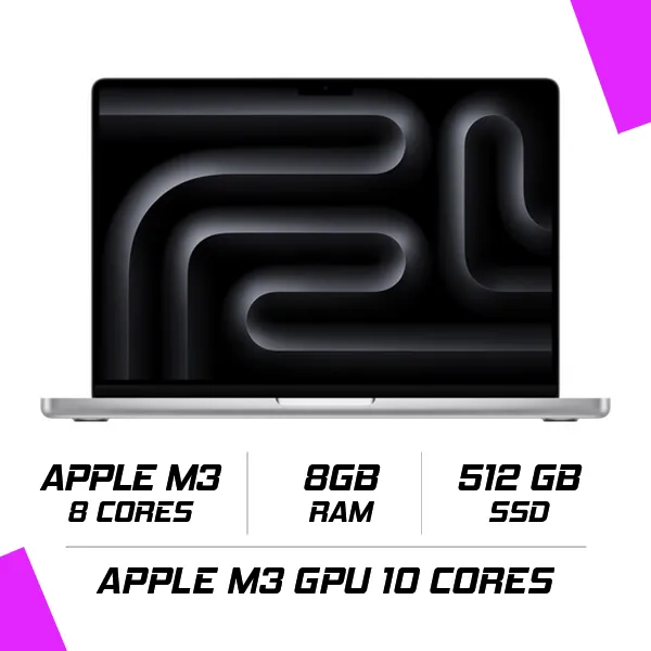 Apple MacBook Pro M3 14" 8GB / 512GB SSD - Silver