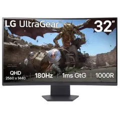 LG ULTRAGEAR 32″ 32GS60QC-B 180Hz 1ms 2K - Ecran PC
