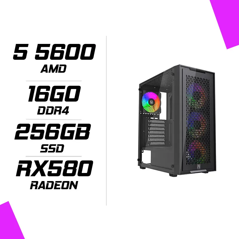 PC Gamer AMD Ryzen 5 5600 RX 580 8G