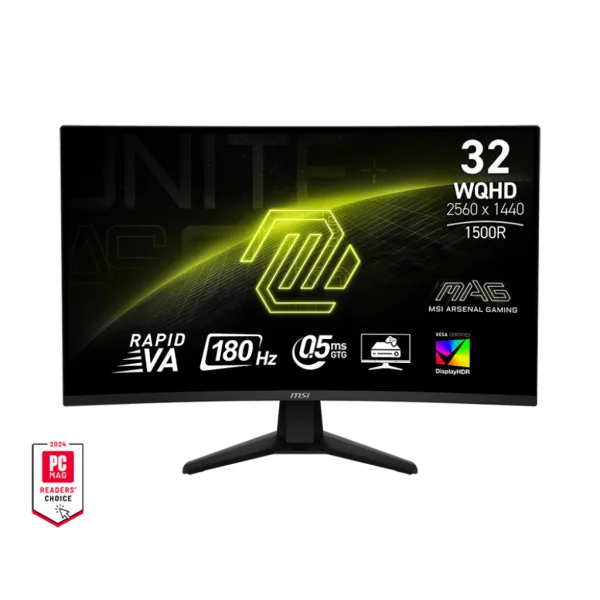 MSI MAG 32CQ6F 32" 180Hz 0.5ms 2K