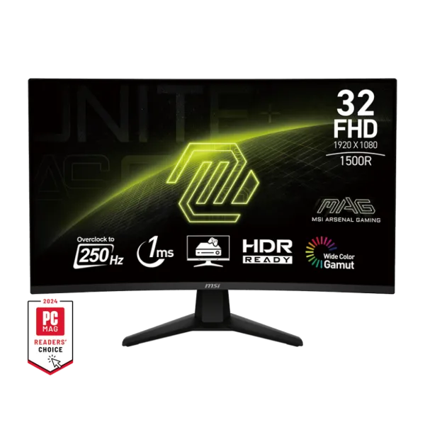 MSI MAG 32C6X 32" 250Hz 1ms FHD