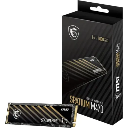 MSI SPATIUM M470 PRO PCIe 4.0 NVMe M.2 1 To - SSD Haute Performance