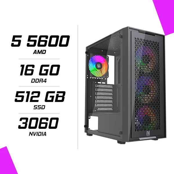 PC Gamer GTA 5 AMD Ryzen 5 5600 RTX 3060 12G