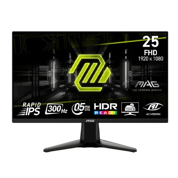 MSI MAG 255XF 24.5" 300Hz Fast IPS 0.5ms FHD